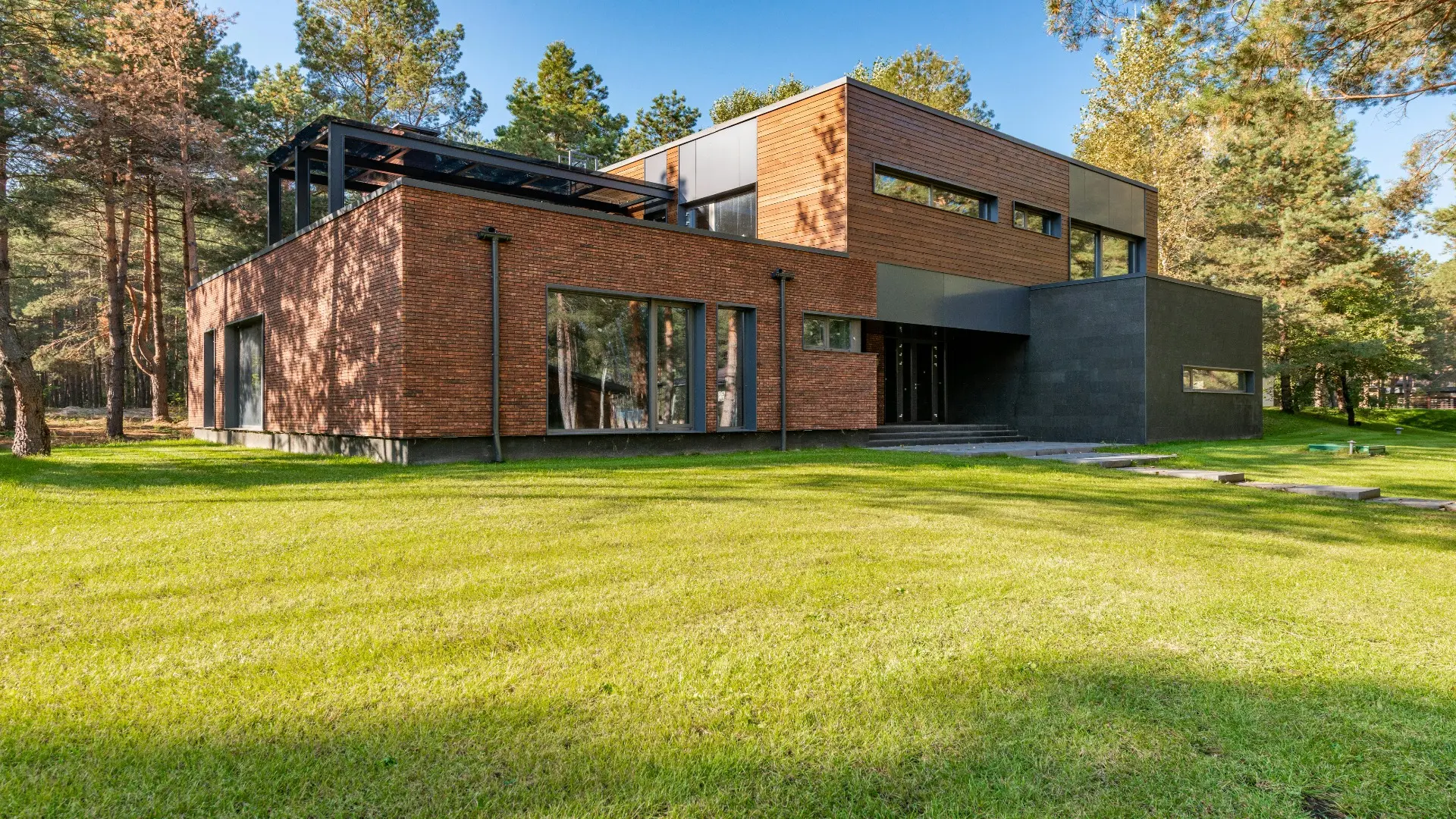 Contemporary Household Yard