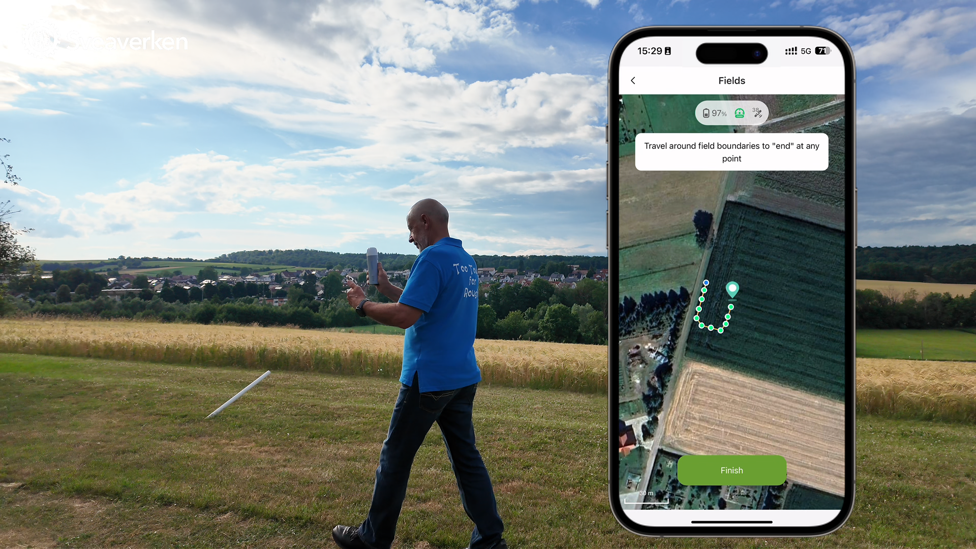 Sveaverken Pocket Mapper: Walk the Field and Define Accurate Boundarie