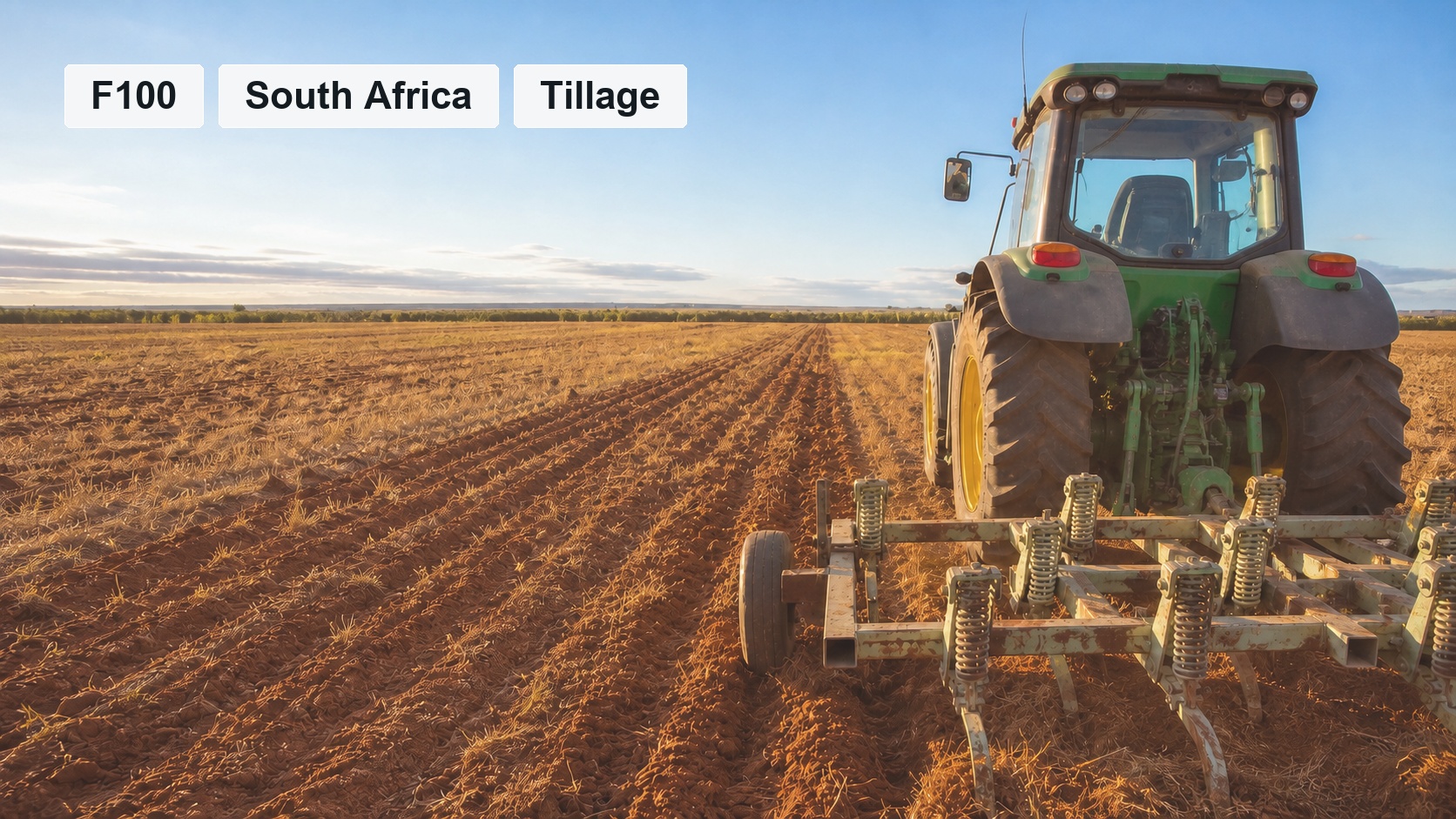 F100 John Deere 6140M Tillage Guidance in South Africa