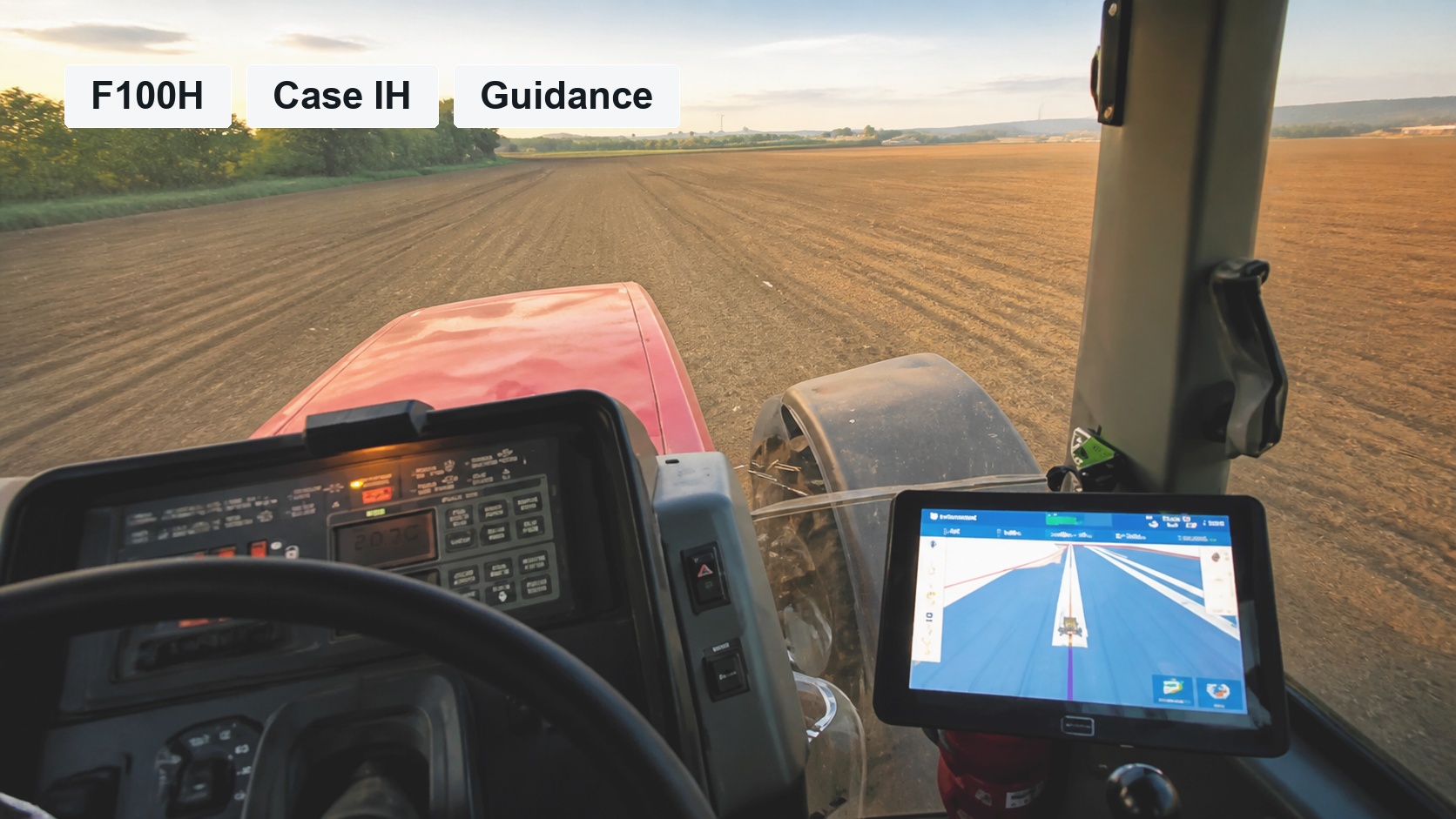 F100H Case Magnum Tractor Guidance Field Case