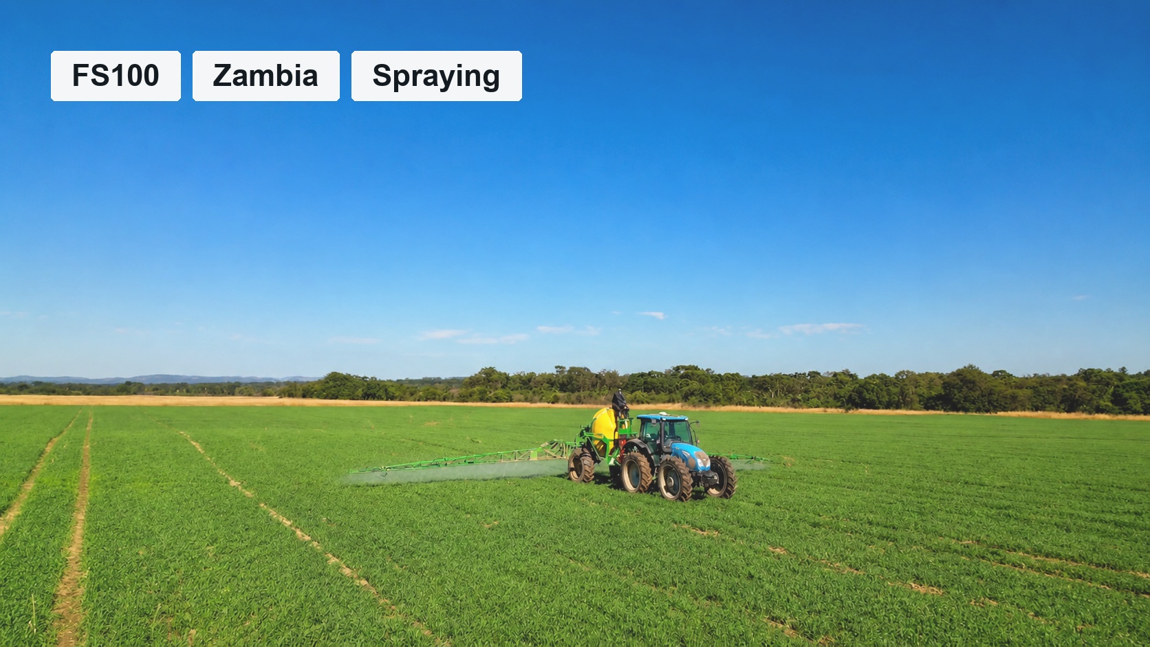 FS100 ISOBUS Spraying Control in Zambia