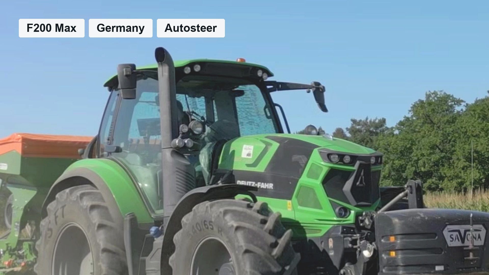 F200 Max Autosteer Field Collection in Germany