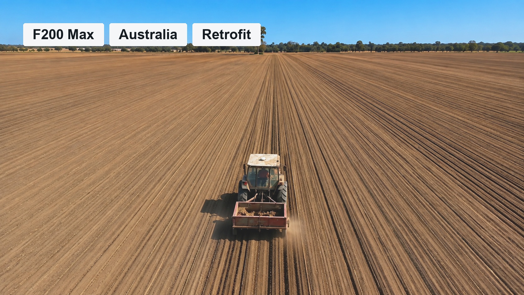 F200 Max Retrofit Autosteer on Older Tractor in Australia