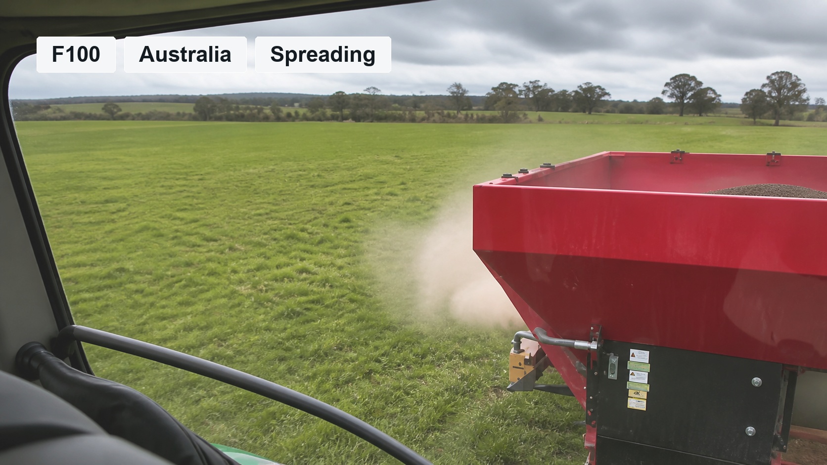 F100 Spreading Guidance in Australian Grassland